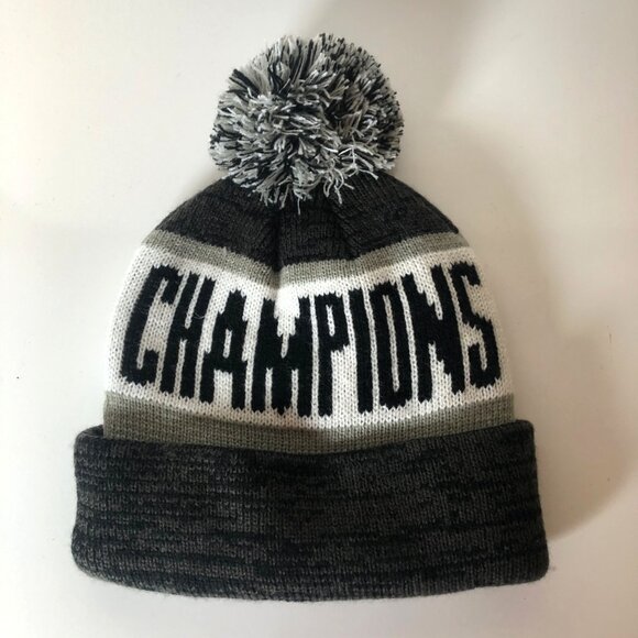 New England Patriots NFL Super Bowl LIII 2018 Champions Knit Beanie Hat - Picture 1 of 4